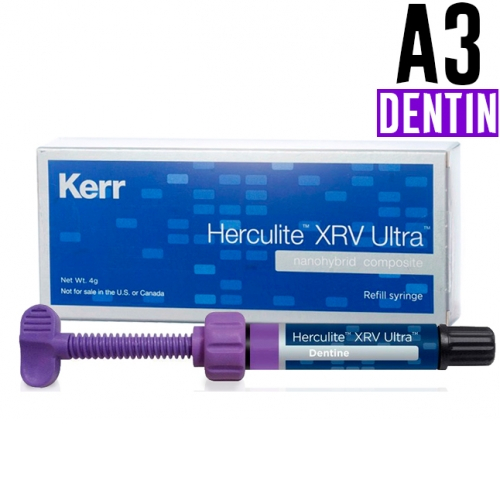 Herculite XRV Ultra Dentine А3, шприц 4гр, наногибридный композит Kerr