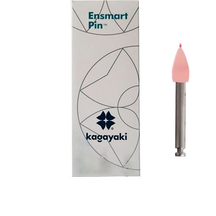 Полиры силиконовые Ensmart Pin Пуля (роз. мяг.), 10шт. на метал.ножке, (ENP 32-1S) Kagayaki