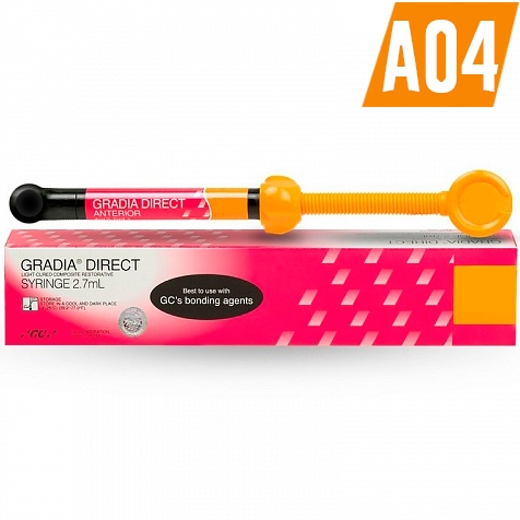 GC Gradia Direct Anterior AO4, шприц (4гр), светоотверждаемый реставрационный композит, 003374.