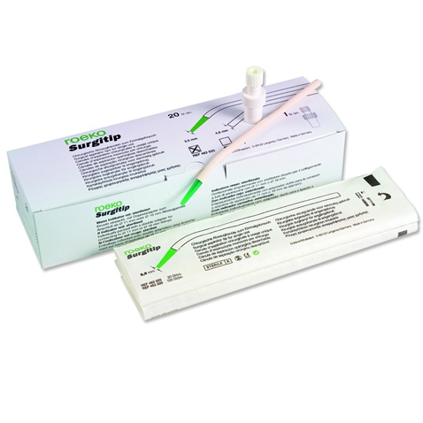 Слюноотсосы хирургические стерильные Surgitip micro 20 шт. Roeko, Coltene