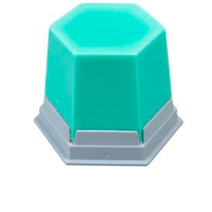 Воск моделировочный GEO Classic мята непрозрачный (GEO Classic mint opaque), в блоках по 75гр, Renfe