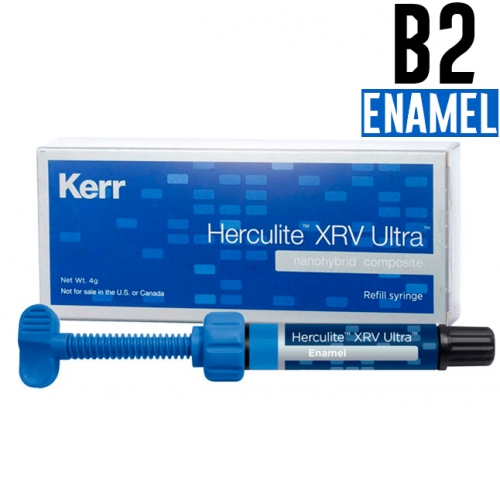 Herculite XRV Ultra Enamel B2, шприц 4гр, наногибридный композит Kerr