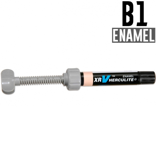 Herculite XRV Enamel B1, шприц (5гр), микрогибридный композит Kerr