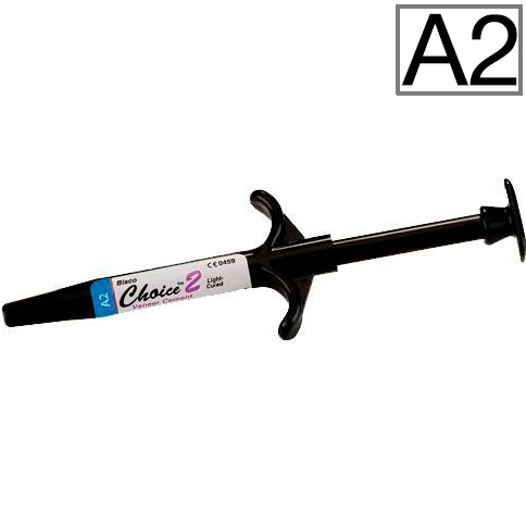 CHOICE 2-цемент для виниров, цвет A2 (1 шпр.4,5 гр), Bisco (США) C-411A2P 