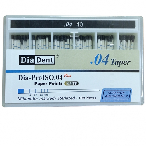 Абсорберы конусные 04 №40 (100шт.), DiaDent