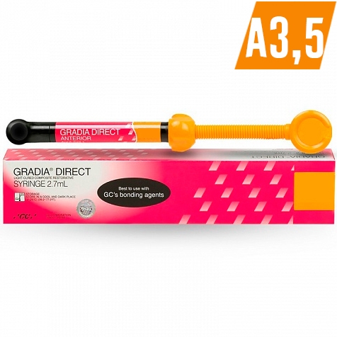 GC Gradia Direct Anterior A3,5 шприц (4гр), светоотверждаемый реставрационный композит, 003365.