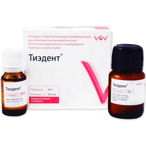 Тиэдент (порошок 14 г+ жидкость 10мл), ВладМиВа