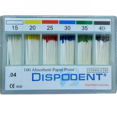 Абсорберы конусные 04 №15-40 (100шт), Dispodent
