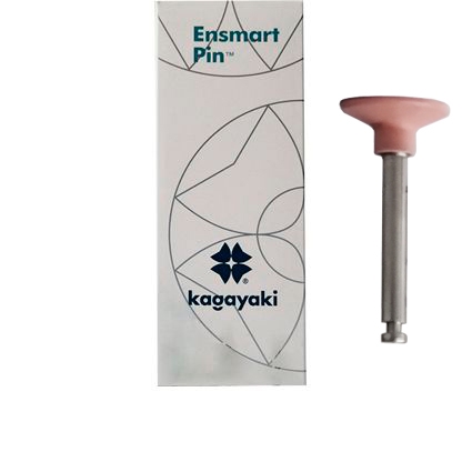 Полиры силиконовые Ensmart Pin Диск (роз. мяг.), 10шт. на метал.ножке, (ENP 32-2S) Kagayaki